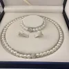 Picture of Elegant Faux Pearl Jewelry Set