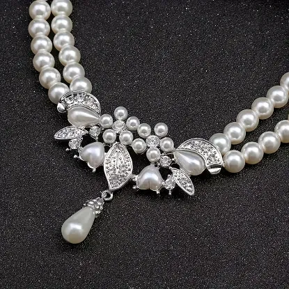 Picture of Sparkling Silver Glass Pearls