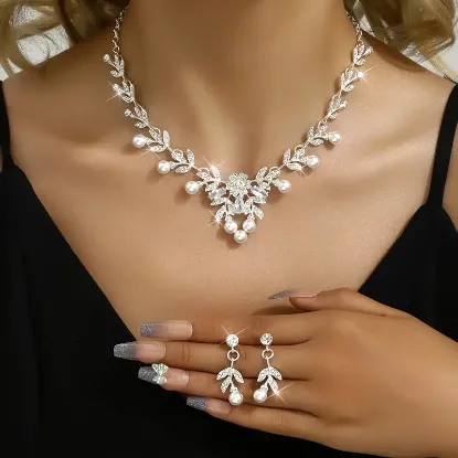 Picture of 3-Piece Luxury Bridal Jewelry Set